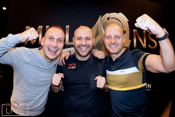 Irmão Romanello partypoker Millions UK