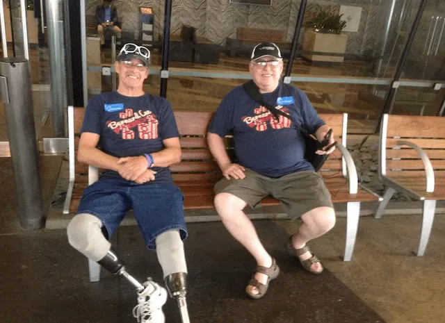 Grumpa and Kenny Tilden