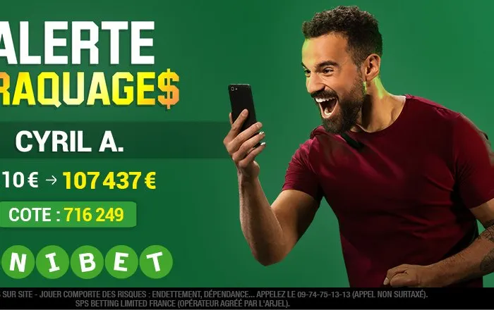 Combi de l'espace : Il transforme 10 cents en 107.437€ sur Unibet 0001