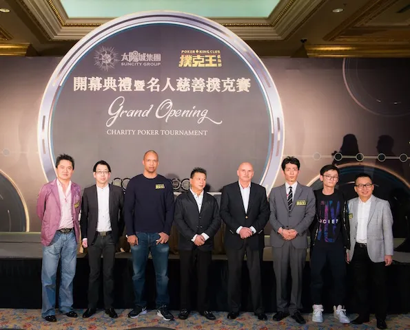 Phil Ivey, Johnny Chan, and Tom Dwan Attend Poker King Club Macau Grand Opening 105