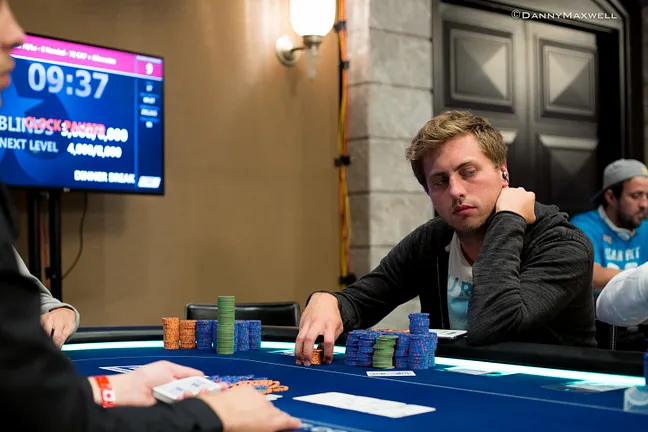 Julian Stuer is looking to better his 8th place finish in the €50,000 Super High Roller