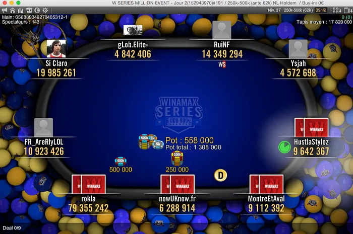 Winamax Series XV : Rokla remporte le Million Event sans deal pour 185.901€ 0001