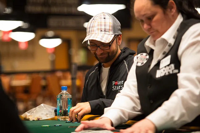 Daniel Negreanu Has Plenty to Smile About Here on Day 1