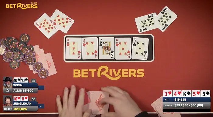 Randy “3Coin” Sadler Felted in Back-to-Back Hands in Hellmuth’s Home Game 105