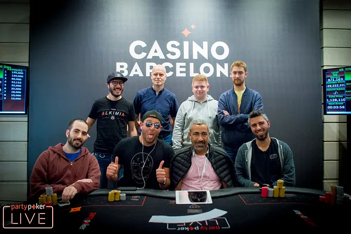 Mesa Final do partypoker MILLIONS Finale