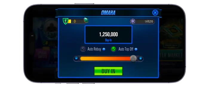 Play Free Omaha Poker with WSOP