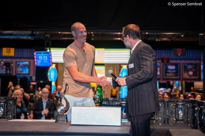 Legendary Finn Patrik Antonius being inducted into the Hall of Fame in 2024.