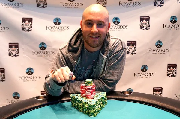 Zachary Donovan won Event #1 at Foxwoods. Photo courtesy of WSOP.com.