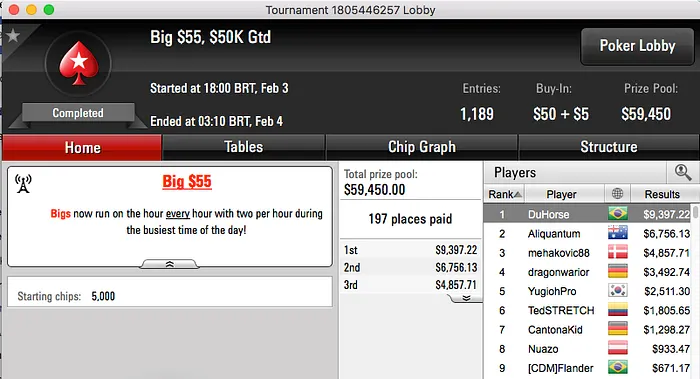 DuHorse Crava Big  (,3k) e Guilherme Cheveau o Bounty Builder  (k) 101