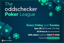 Enter the Oddschecker Poker League only on PokerStars