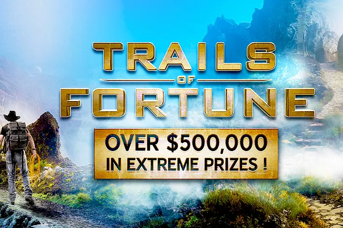 Players can choose from three different freerolls to win a share of over $500,000 in prizes in the 888poker Trails of Fortune