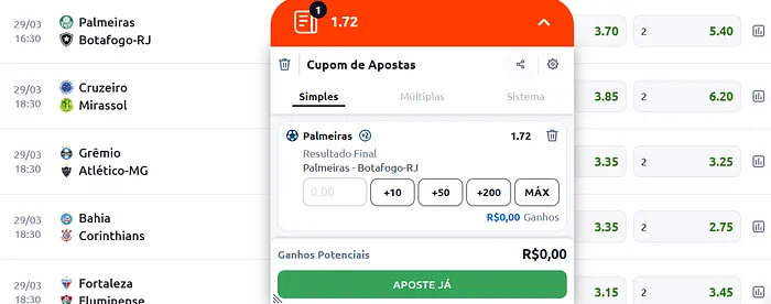 Betano - Aposta Simples