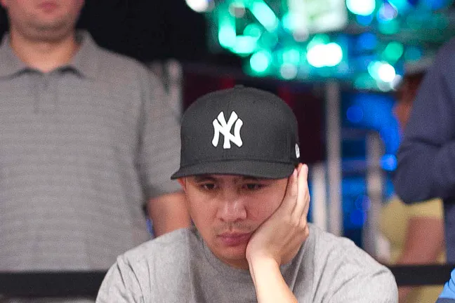 J.C. Tran is among the 14 returning today to battle for the Event No. 39 bracelet