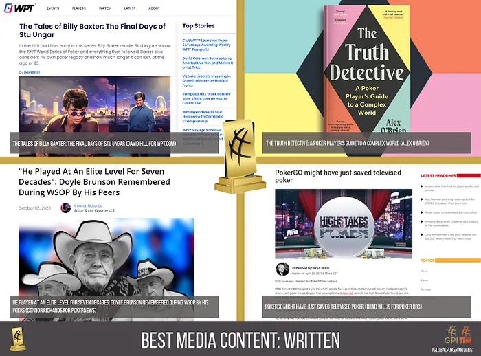 BEST MEDIA CONTENT: WRITTEN