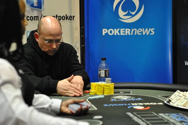 Ken Baime, pictured at MSPT Majestic Star, which he won.