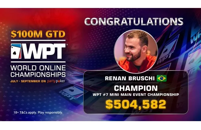 Renan Bruschi Wins WPT WOC Mini Main Event for $504,583 After Four-Way Deal