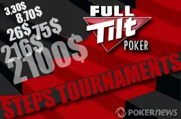 Full Tilt Poker : montez en grade avec les tournois Steps
