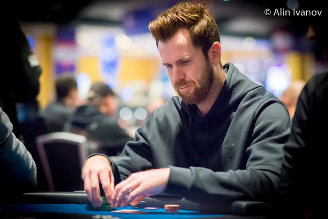 John Racener multi-tables with top 20 stack in THE COLOSSUS