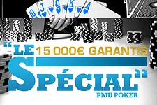 PMU Poker : nouveau tournoi 15.000€ garantis