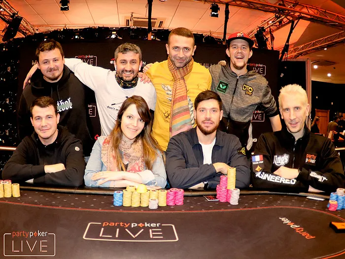 Mesa final do MILLIONS Mini UK da partypoker