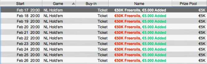 Freeroll de €5.000 na PokerStars.pt - Deposita e Joga Hoje às 20:00 101