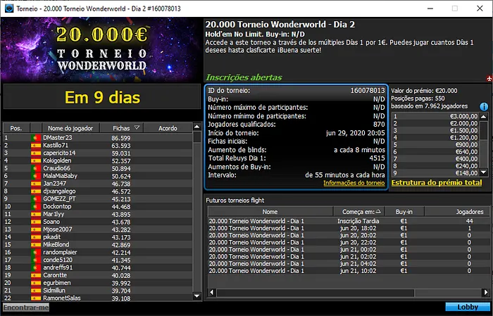 torneio wonderworld 888poker portugal