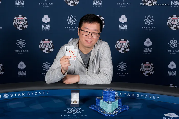 Jun Wang - 2018 WSOP International Circuit The Star Sydney A$500 Opening Event Winner