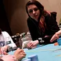 Gina Saladino in the Final 18 of the 2014 Borgata Winter Poker Open Ladies Event 