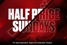 Half Price Sunday na PokerStars Portugal