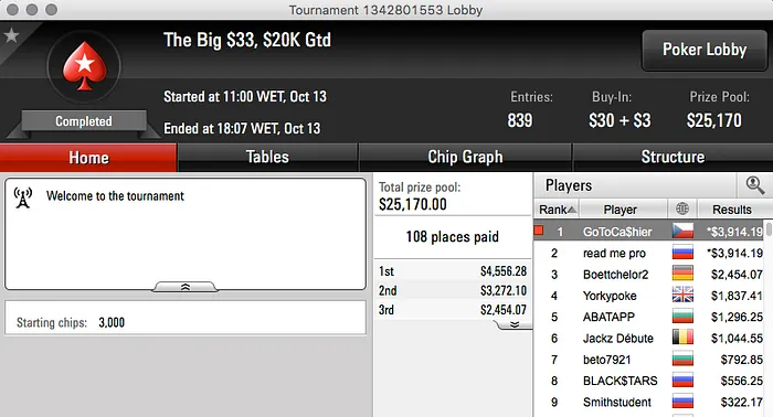 José Quintas Show na PokerStars 102