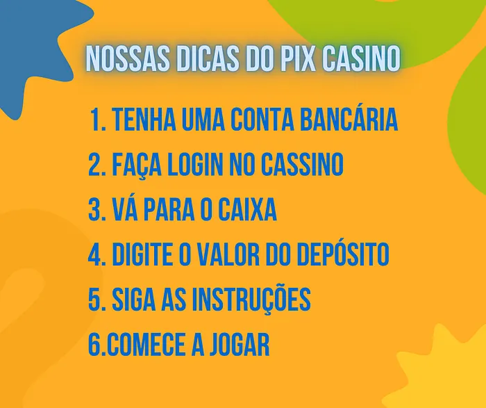 Nossas dicas do Pix Casino