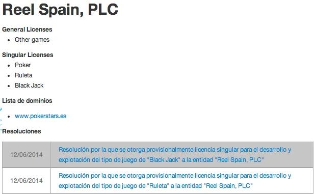 PokerStars Recebe Licença para Operar Casino Online em Espanha 101