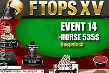 Mardi 16 février 'Anna Rexic' a remporté le tournoi Event #14 H.O.R.S.E à 535$ des Full Tilt Online Poker Series (FTOPS) XV.