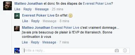 Fin de partie pour Everest Poker France 101