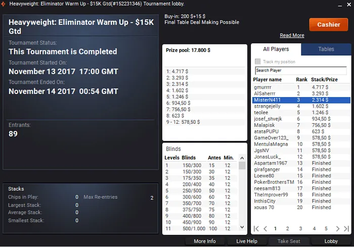 João "Naza114" Vieira Amealha na Partypoker & Mais 101