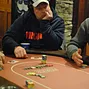 An unknown player moves all in before busting out.