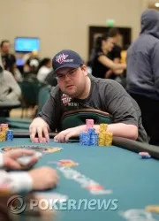 Eric Froehlich on Day 3 of the main event