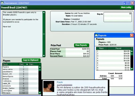 Cantinho Poker em Português 128