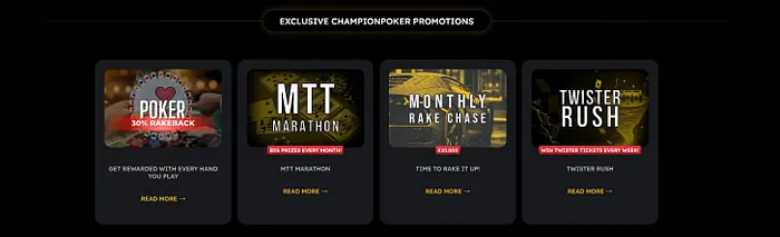 promoções e ofertas championpoker