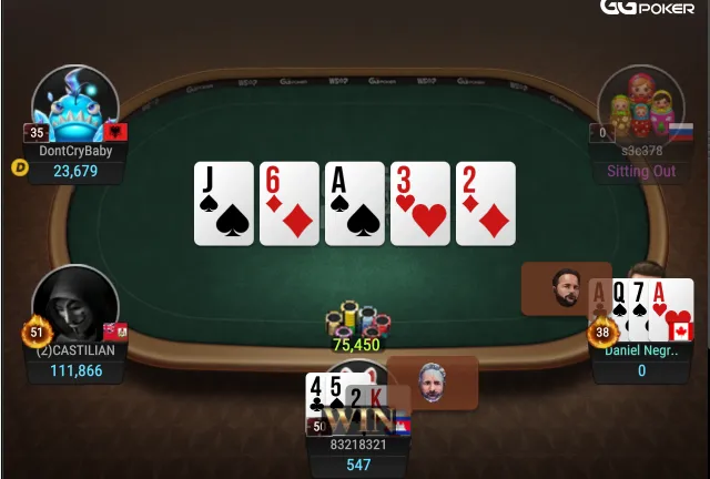 Negreanu eliminated by Lai