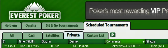 Hoje Último 0 PokerNews Cash Freeroll na Everest Poker do Ano 101