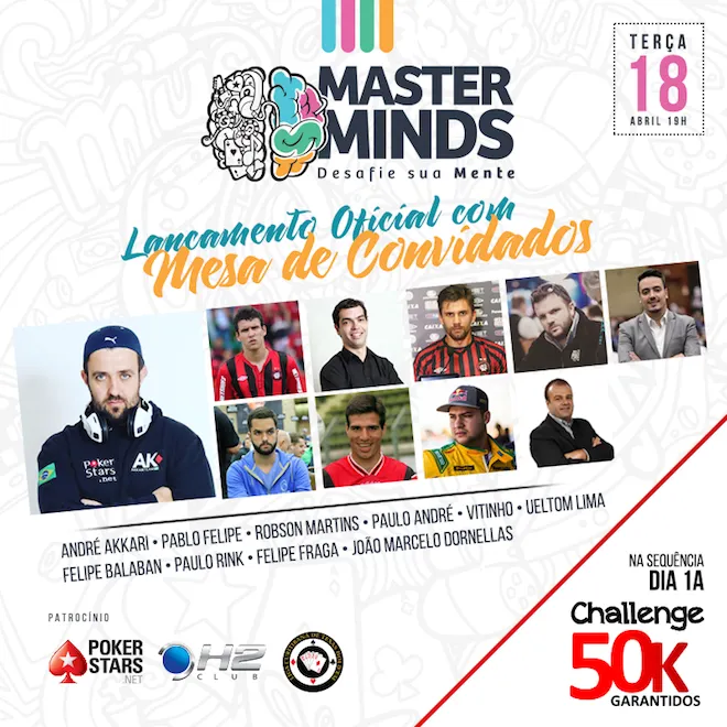 MasterMinds 8 Apresentado Hoje às 19:00 na Liga Curitibana 101