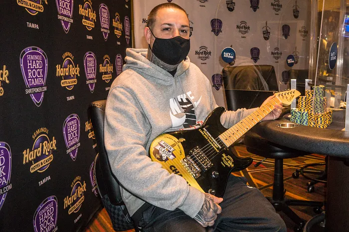 James Kerr earned his biggest live cash.