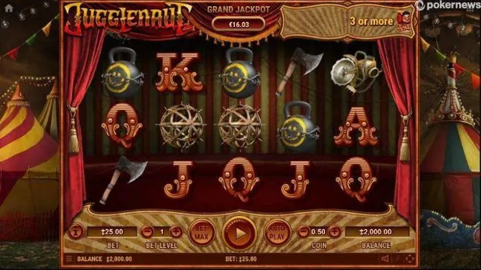 jugglenaut slot game