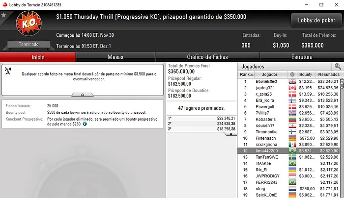 Douglas Ferreira Crava o 5 Thursday Thrill Early Edition & Mais 102