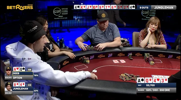 Shaun Deeb Slowrolls Phil Hellmuth, Plays K Pot Against Jennifer Tilly 103