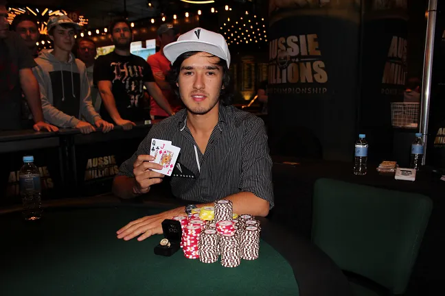 Brendon Rubie, Winner of the 2012 Aussie Millions Opening Event ($200,000 AUD)