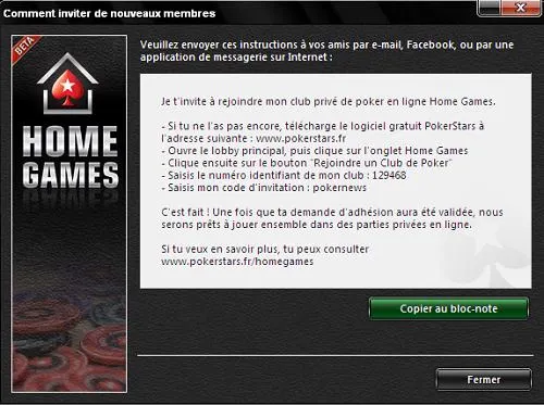 Homes Games Pokerstars : Mode d'emploi pour démarrer votre Club 104