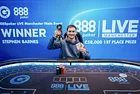 Stephen Barnes Runs Away With the 888poker Live Manchester Main Event Title