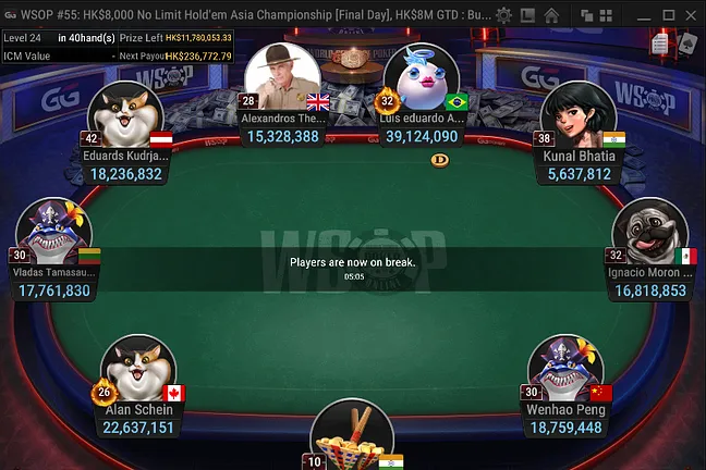Final Table Event #58